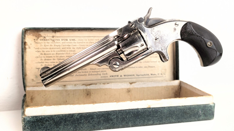 Smith & Wesson .32 SA – originál US revolver s krabičkou