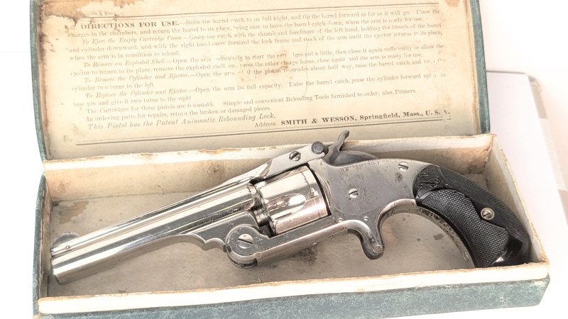 Smith & Wesson .32 SA – originál US revolver s krabičkou