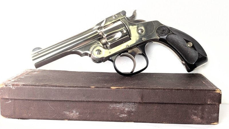 Smith & Wesson .32 DA – Nestř. orig.US revolver s krabičkou