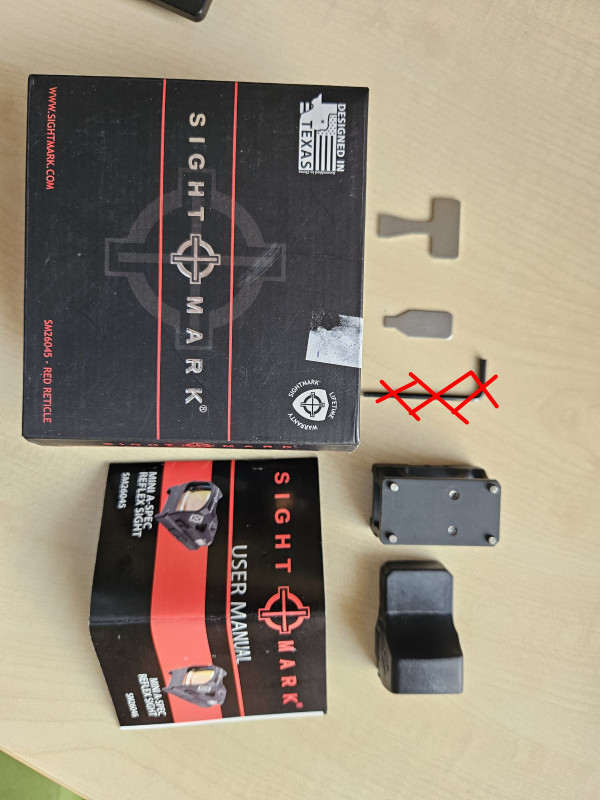 Díly na kolimátor Sightmark
