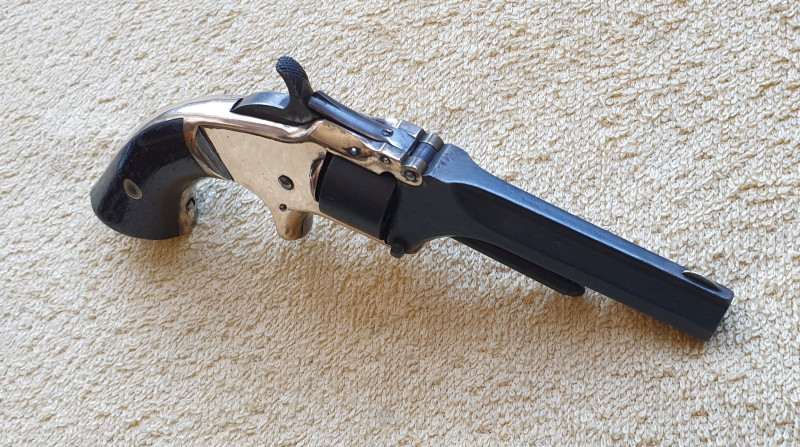 Historický revolver Smith Wesson cal.22RF SA 1865 Hezký stav