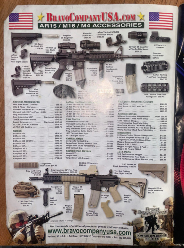 Koupím kovové zásobníky AR-15 .223rem a další M4 doplňky