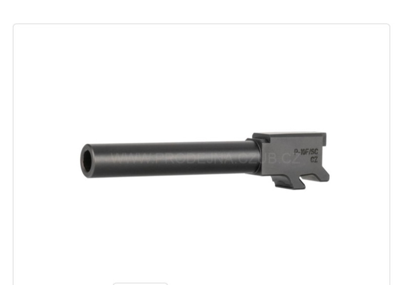 Koupím hlaveň bez závitu na CZ P-10 F/SC 9mm