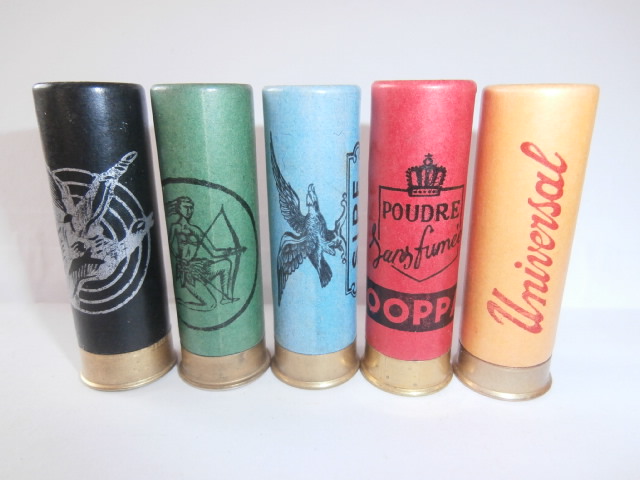 Brokové náboje pro sběratele c. 16/65, 5 nábojů.