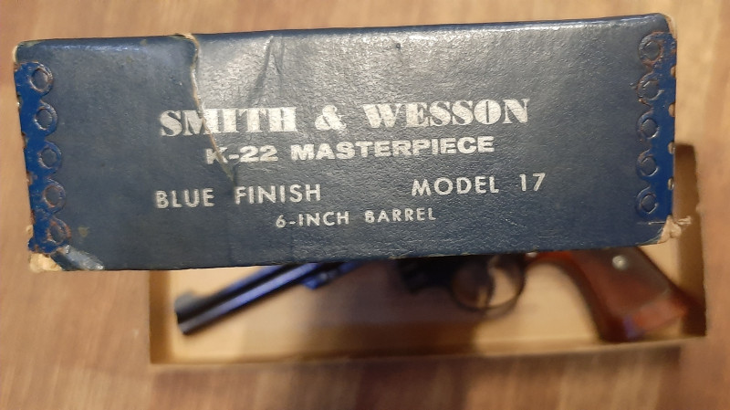SW MASTERPIECE K17 model 17 22LR