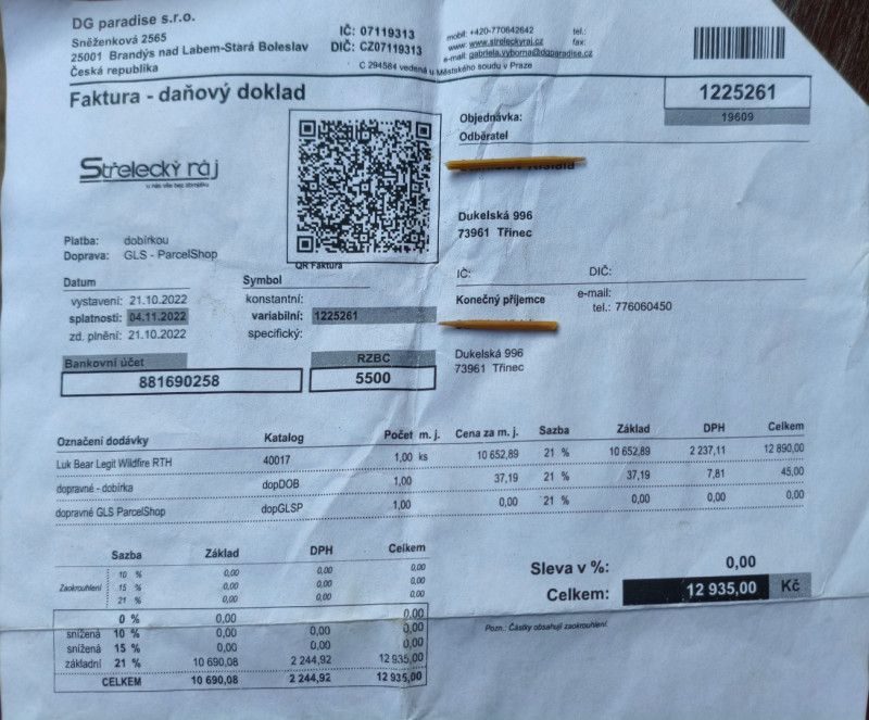 PRODÁM BEAR LEGIT