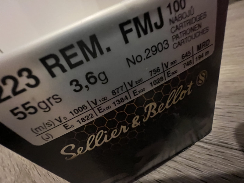 Náboje 223. REM SB + Bernaul