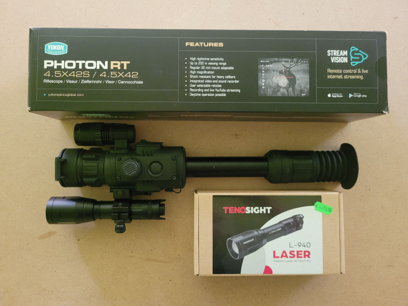 Yukon photon RT + přísvit Tenosight L-940 Laser
