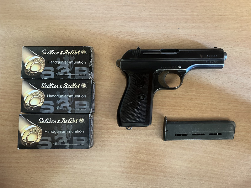 CZ vz. 27 7,65 Browning + střelivo 