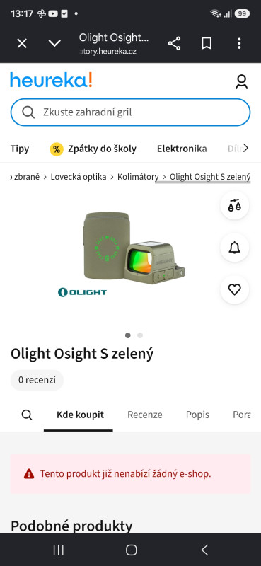 Koupim tento kolimator.