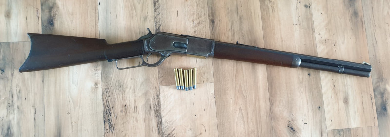HISTORICKÁ PUŠKA WINCHESTER M.1876 CAL.45-60WCF CARBINE 