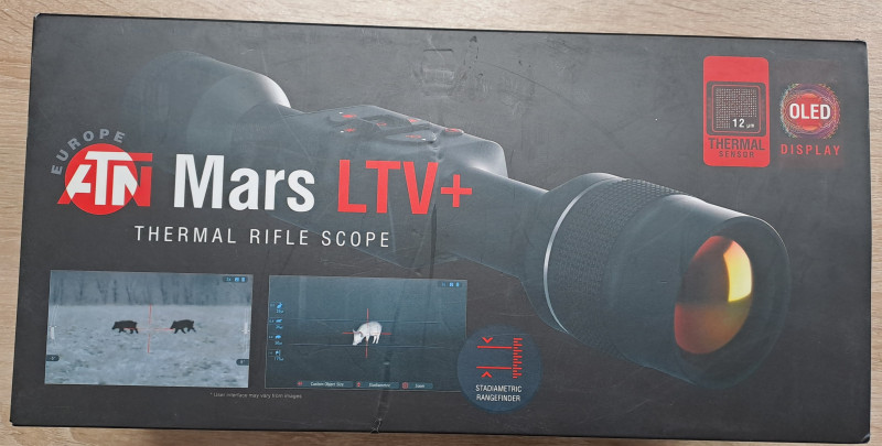Ultralehký Zaměřovač Tepelné Pušky ATN MARS LTV+ 640 3-9x