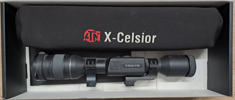 Denní / Noční lovecký puškohled ATN X-Celsior 3-9x