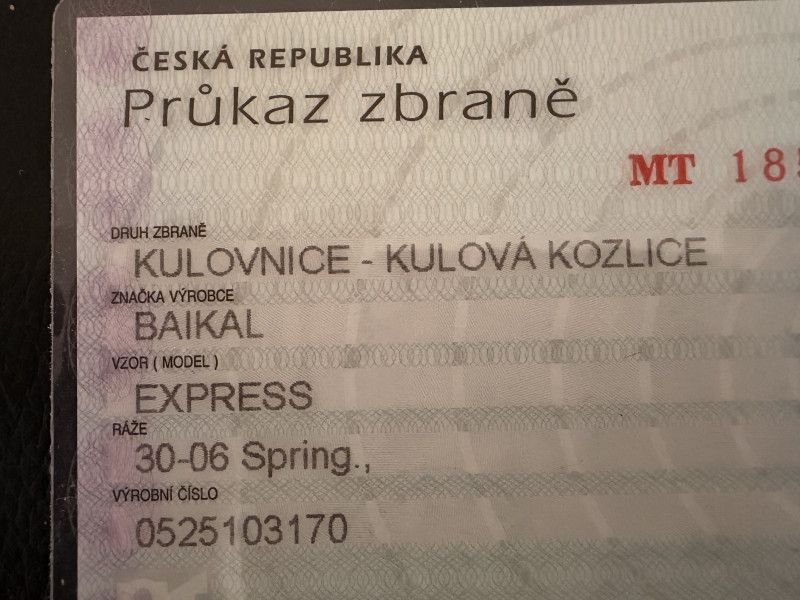 Kulová kozlice Baikal Express