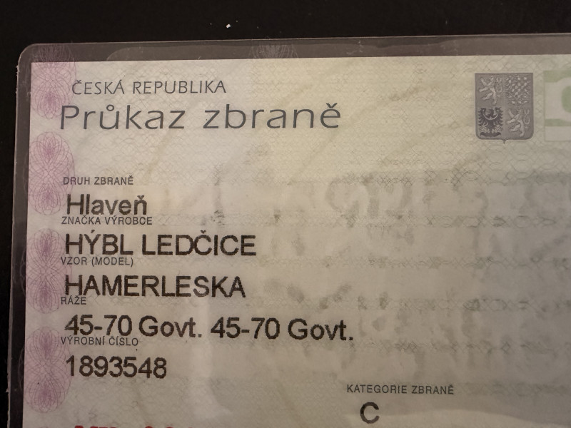 Kulová dvojka Hýbl Ledčice