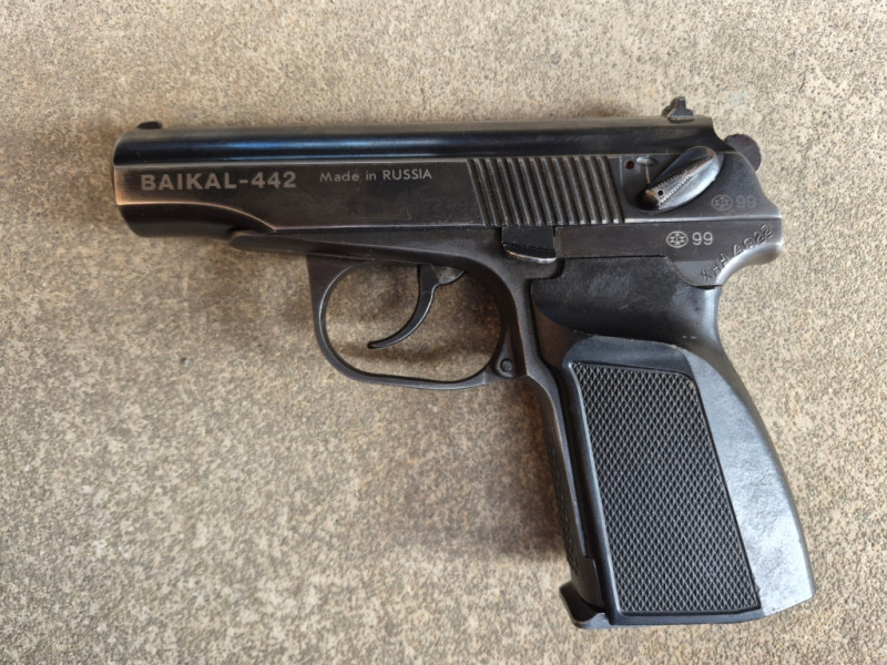 BAIKAL 442, ráže - 9mm MAKAROV