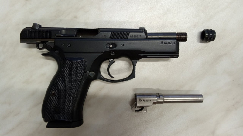 ČZ 75 D Compact s railem + hlaveň se závitem
