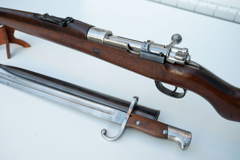 Mauser Mod. Argentina 1909, DWM vč bajonetu