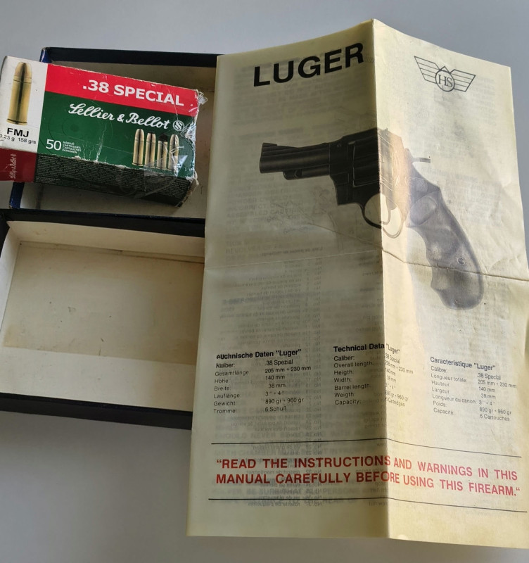 Revolver LUGER, .38 Special - prodej nebo výměna za střelivo