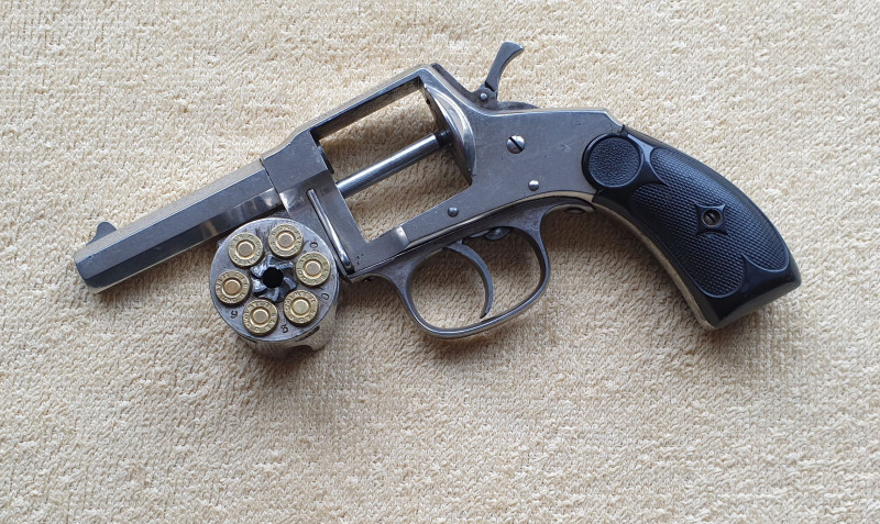 Historický revolver Hopkins-Allen XL cal.32 CFDA Long