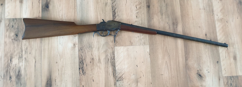 Historická Americká puška Hopkins Allen c.22RF Junior