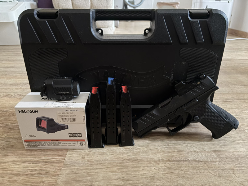 Walther PDP F-Series 4” + Holosun SCS + kompletní výbava