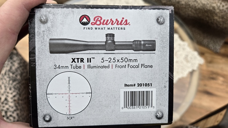 Prodam Burris XTR II 5-25x50 SCR/MIL FFP
