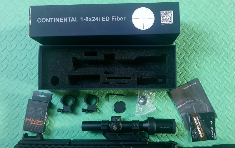LPVO LPVO Continental 1-8x24i ED Fiber + rychlozoom systém