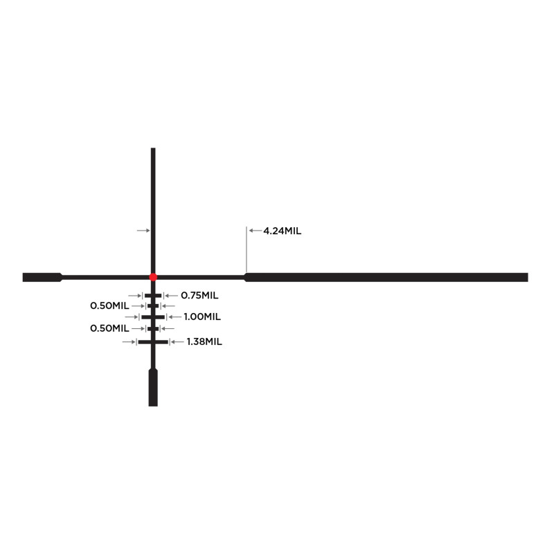Leupold Mark 4HD 1-4.5x24 SFP Illum. FireDot BDC