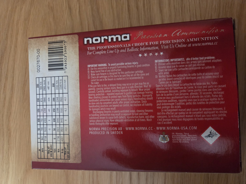 Náboje 358 norma mag