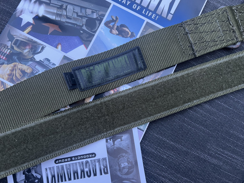 Opasek CQB/RESCUE vel. L - zelený pro pas 104 až 129 cm