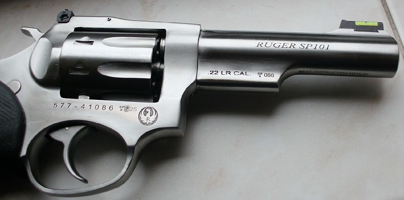 Ruger SP 101 22LR - stáří 10 měsíců - nerez