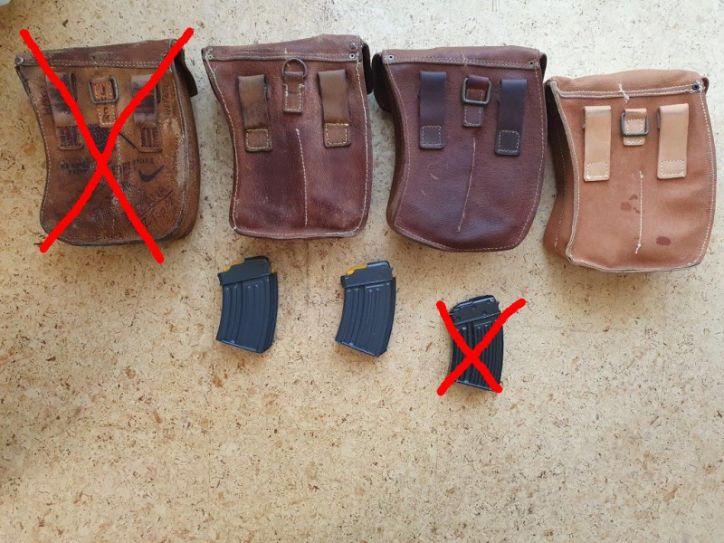 Sa58, Sa 58 sumky, zásobníky, díly