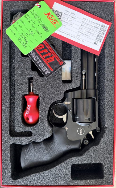 KORTH NSC 4” .357mag