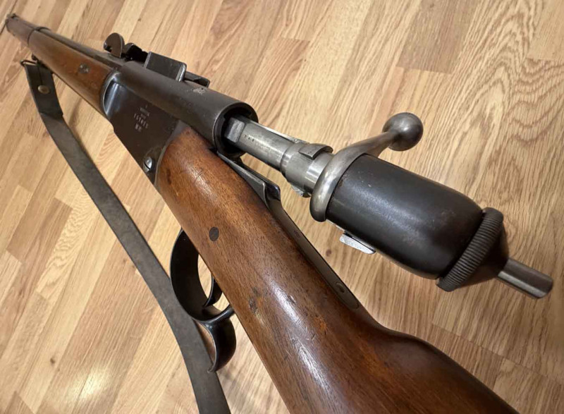 Vojenská švýcarská puška Vetterli M78 10,4*42R 
