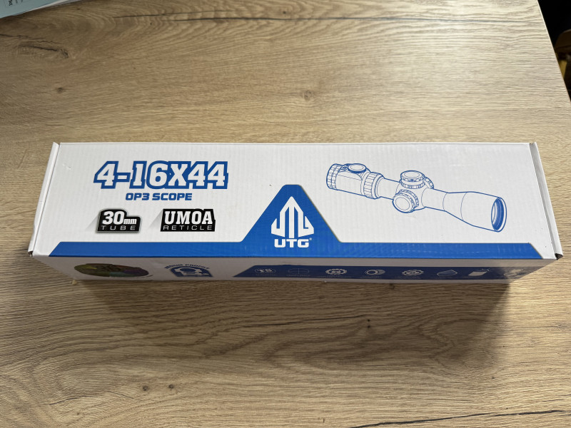 PUŠKOHLED UTG OP3 4-16X44 30MM COMPACT AO IE GLASS MOA