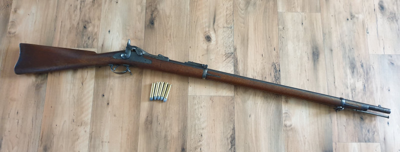 Historická puška Springfield Trapdoor cal.45-70CF M.1884