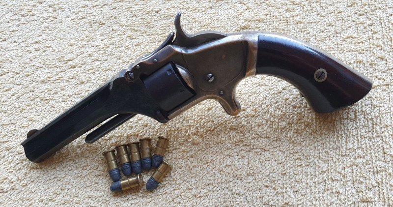 Historický revolver Smith Wesson cal.22RFSA1865 M.2