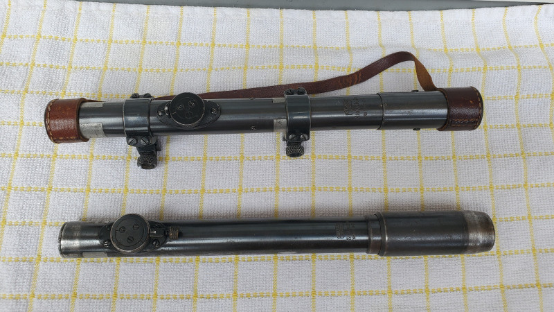 Puškohled puškohledy Zeiss Jena Zieleins a Zielklein