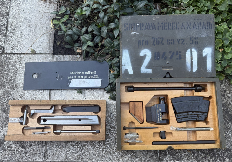 zbrojařské měrky souprava měrek a nářadí sa58 vz82 vz58