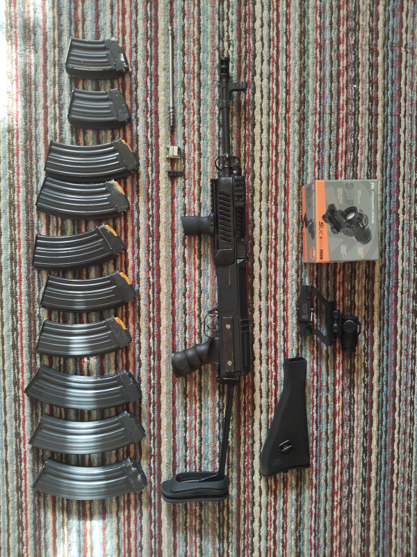858 tactical upgrade s příslušenstvím