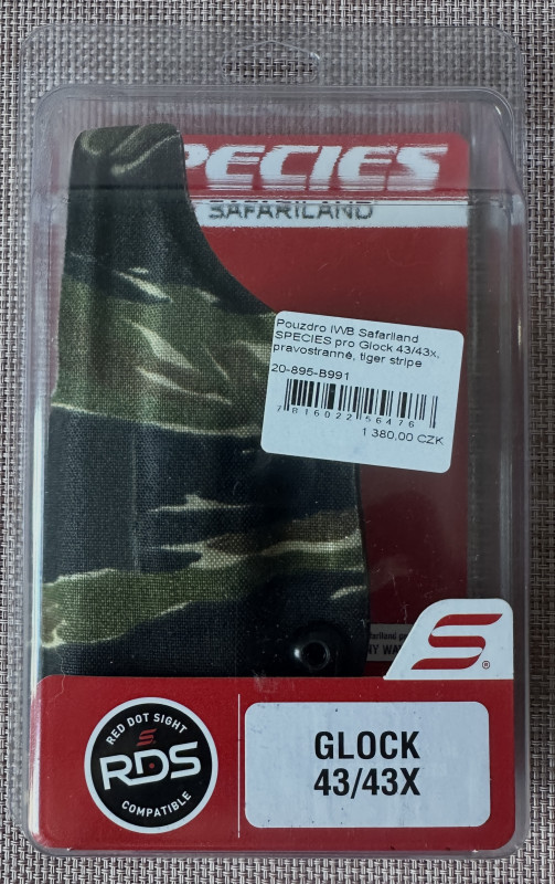 pouzdro Safariland SPECIES IWB pro Glock 43/43x