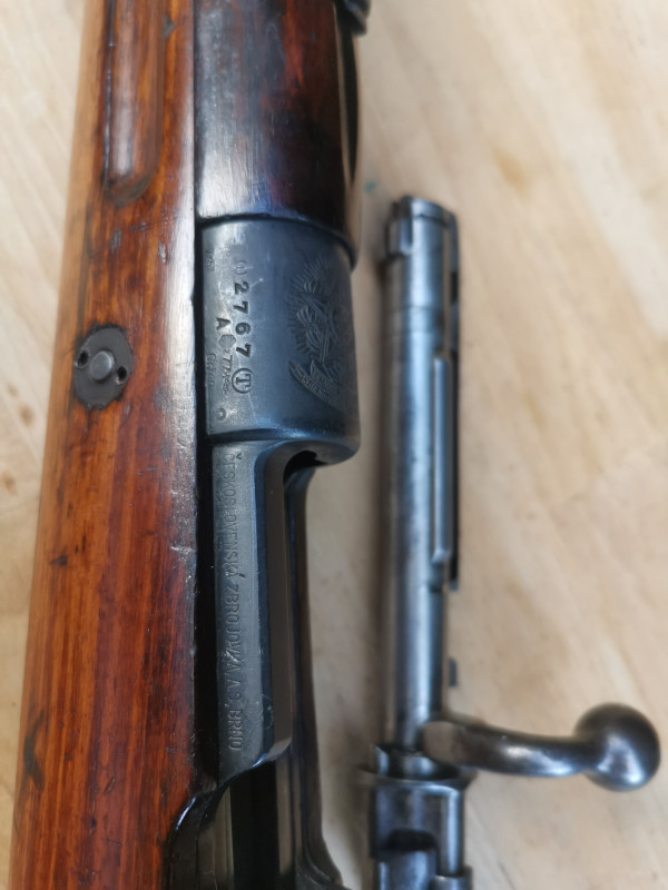 Puška opakovací systému mauser, model Zbrojovka Brno 08/34