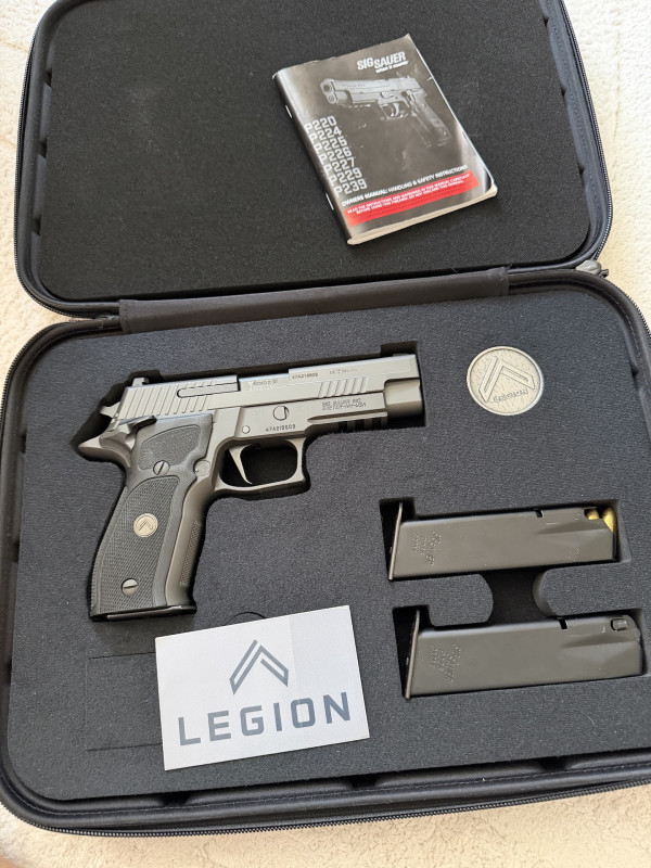 SIG SAUER P226 LEGION, SAO, 9mm
