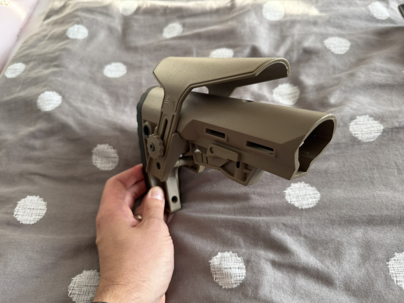 Scout AR-15 Adjustable Mil-Spec Stock FDE pažba