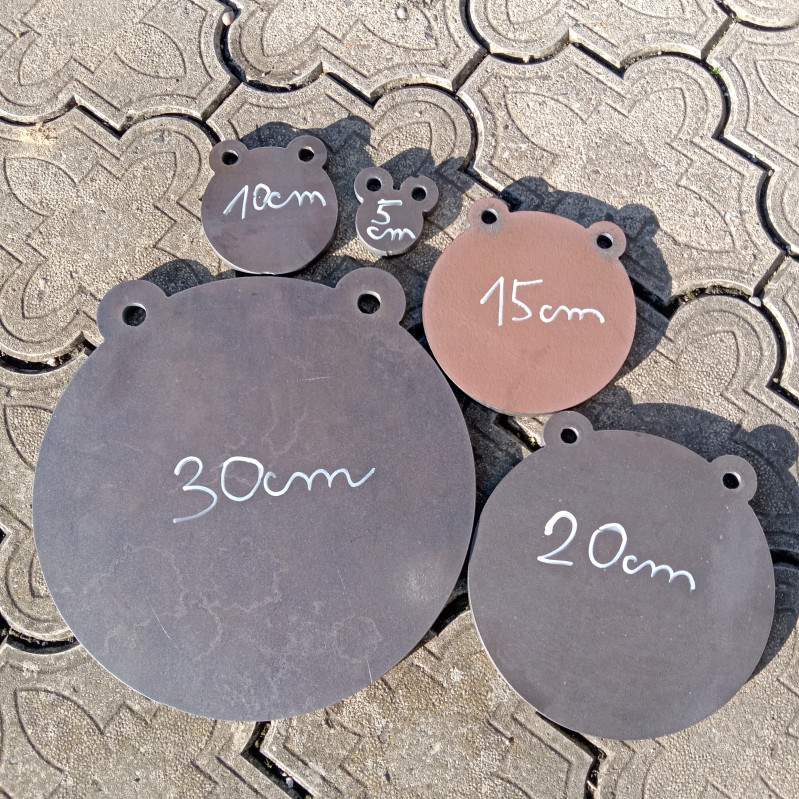 Gongy Hardox 500 vše tloušťka 1cm 