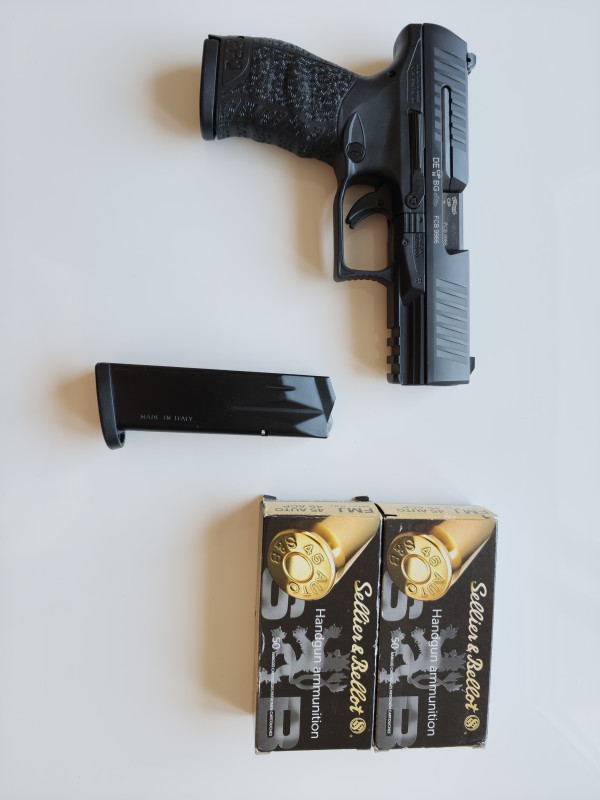 Pistole Walther PPQ, 45 ACP