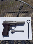 Pistole VZ 52 7,62 Tokarev + hlaveň 9mm