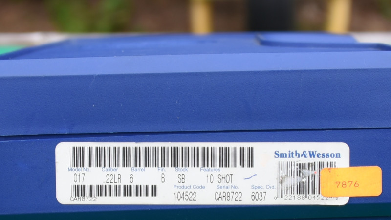 Smith & Wesson Model 17-8 K-22 Masterpiece – .22 LR – 10 ran