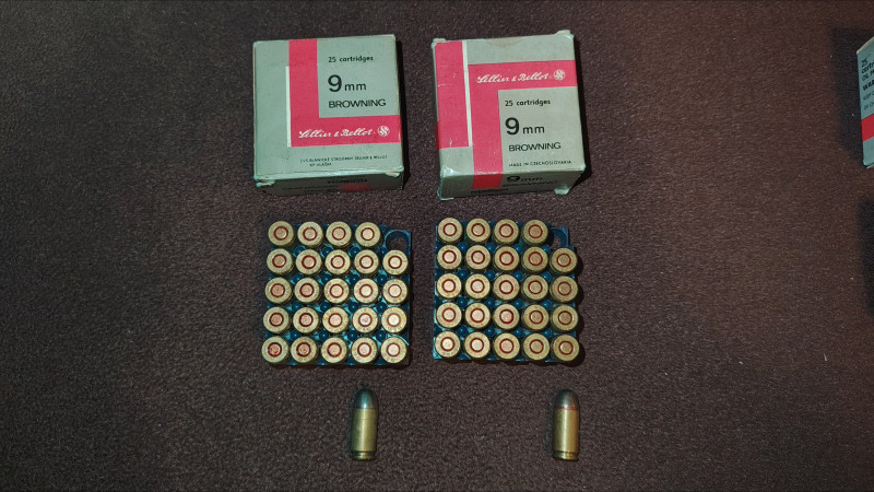 Sběratelské střelivo 9mm Br., 7,65 Br